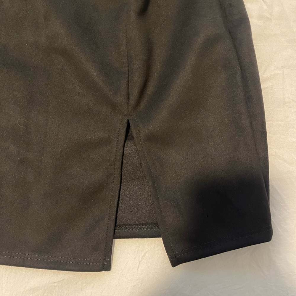 ✨NWT✨Windsor Fashionista High Waist Faux Suede Mini Skirt - Picture 3 of 9